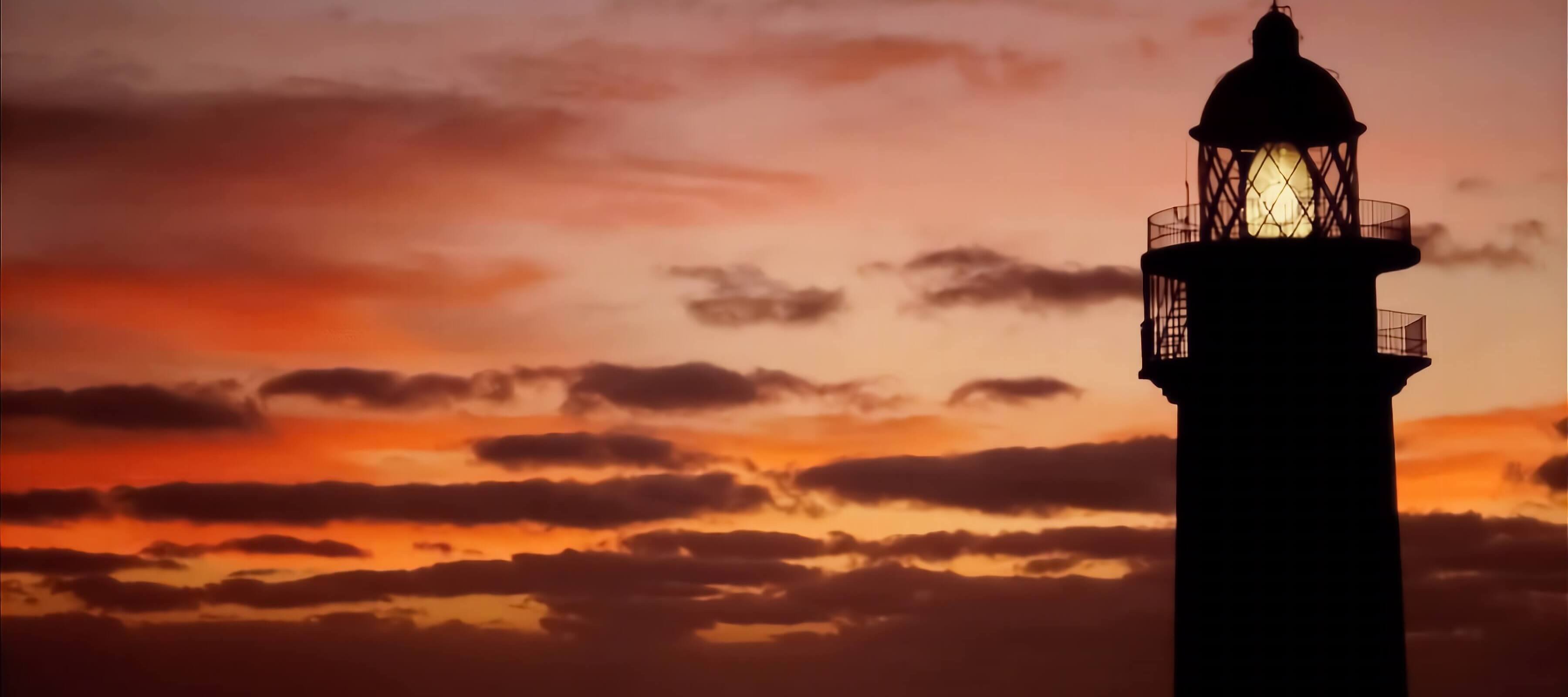 Atardecer en el faro de Orchilla